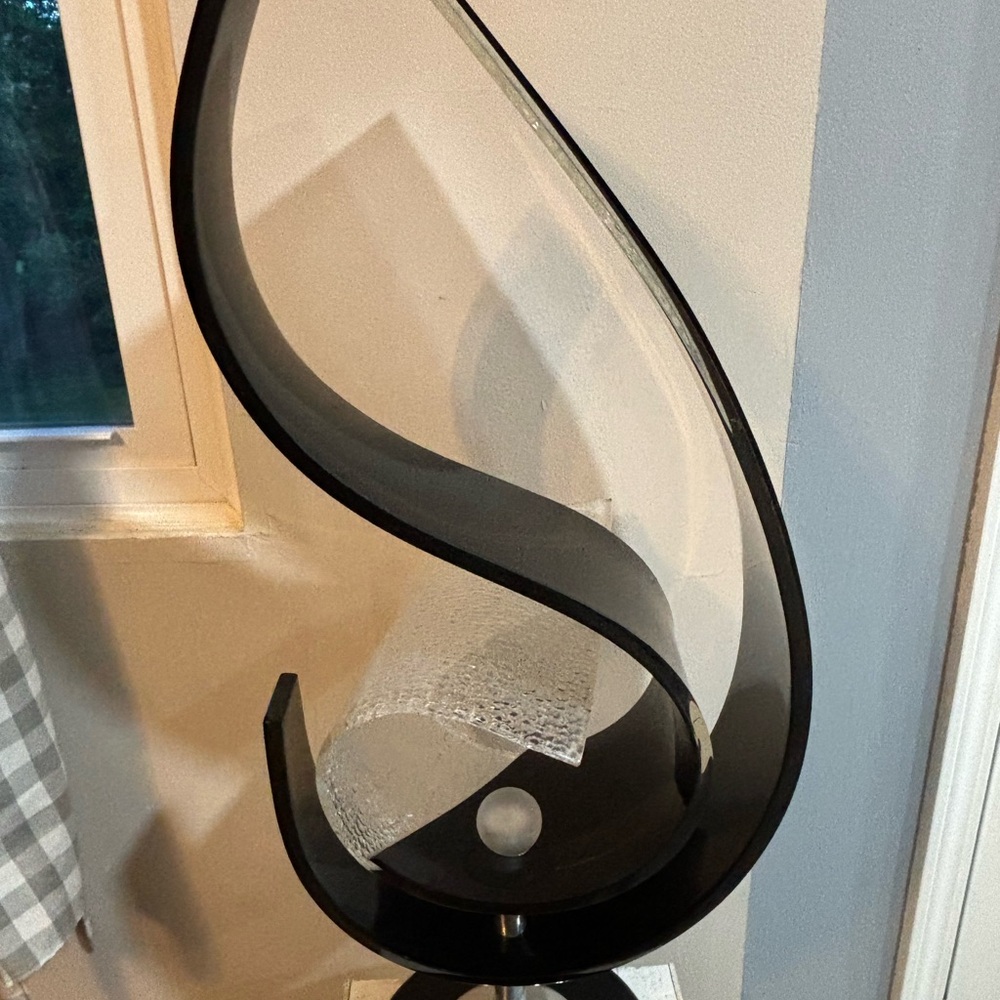 Shlomi HAZIZA Original HAND SIGNED Lucite Abstract Sculpture Art. Rare